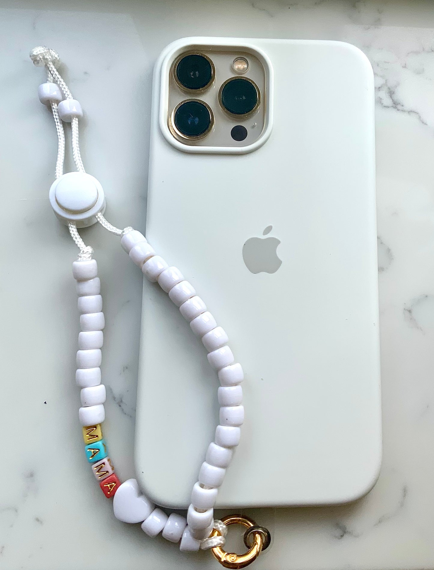 Adjustable phone wrist strap