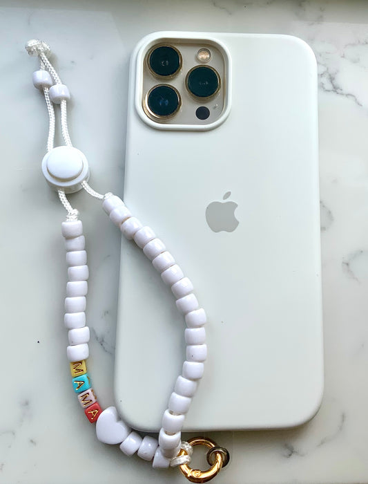 Adjustable phone wrist strap